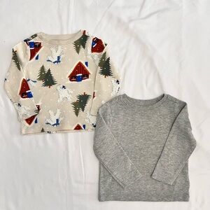 Cozy Cabin and Gray Knit Kids Tops